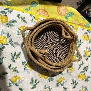 3 Baskets that stack perfectly